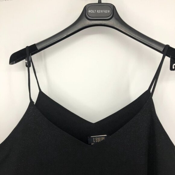 Vintage L’Equipe made in Canada black glitter camisole - Picture 9 of 13